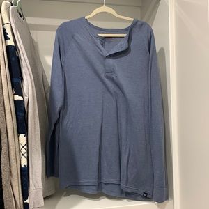 Blue long sleeve tee
